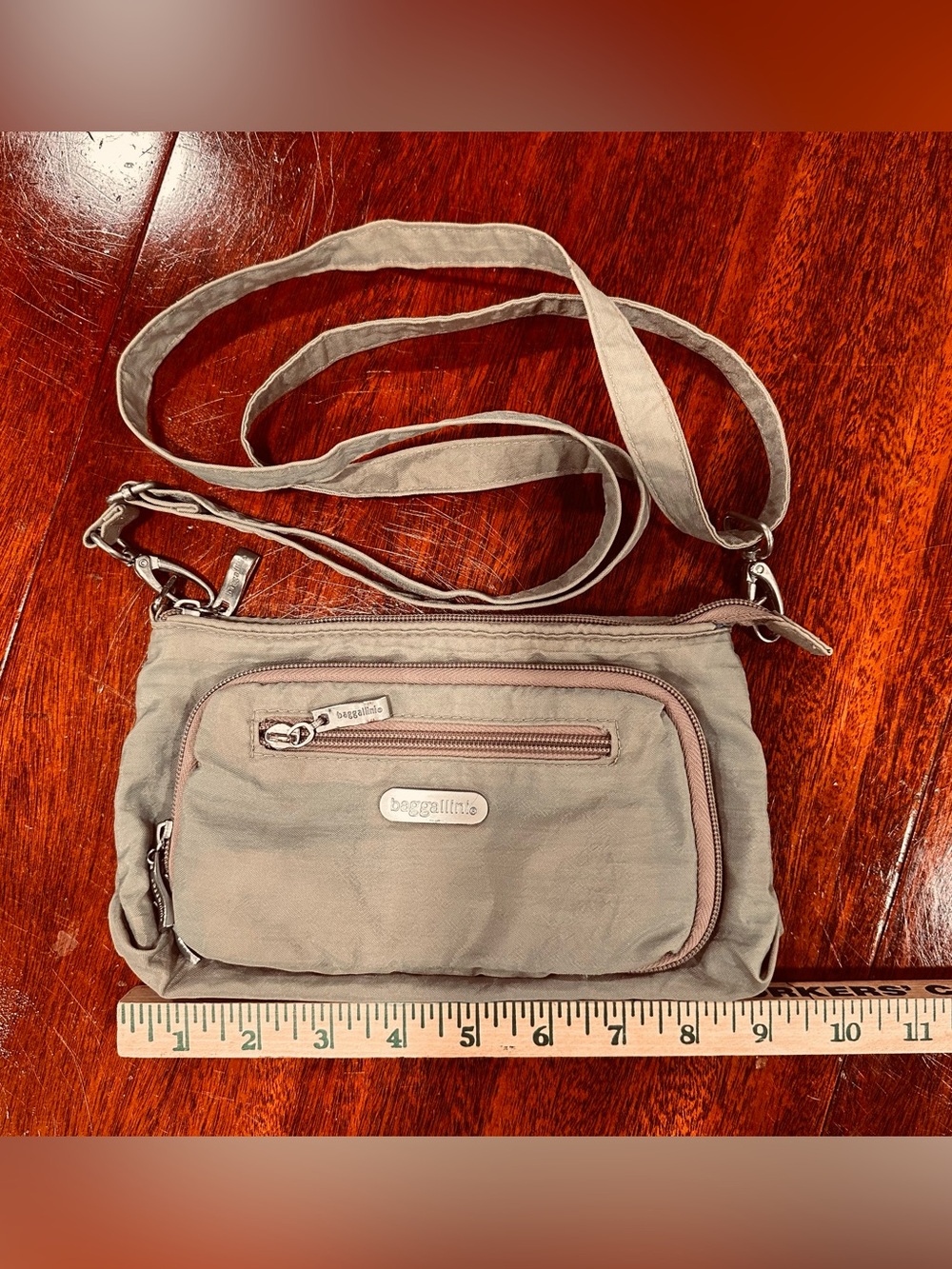 Baggallini Small Tan Fest Cross-Body Bag